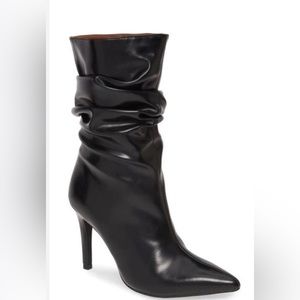 Jeffrey Campbell Black Percival Slouch Boots Sz. 8